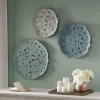 Kirkland's Home Metal Feather Round Wall Plaques, Set Of 3- Wall Plaques