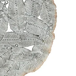 Kirkland's Home Metal Feather Round Wall Plaques, Set Of 3- Wall Plaques