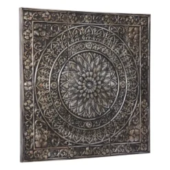 Kirkland's Home Metal Floral Scrollwork Wall Plaque- Wall Plaques