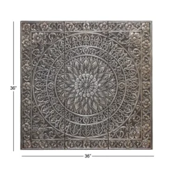 Kirkland's Home Metal Floral Scrollwork Wall Plaque- Wall Plaques