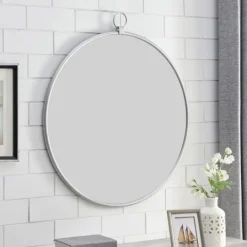 Kirkland's Home Metal Frame Round Wall Mirror- Decorative Mirrors