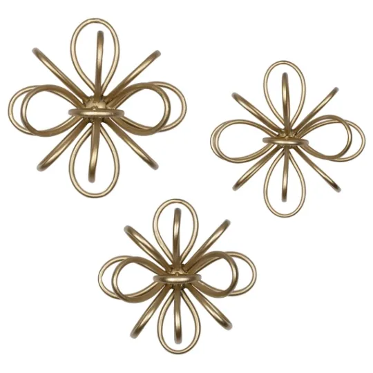 Kirkland's Home Metal Geometric Burst 3-Pc. Wall Plaques Set- Wall Plaques
