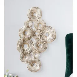 Kirkland's Home Metal Geometric Coral Clusters Wall Plaque- Wall Plaques