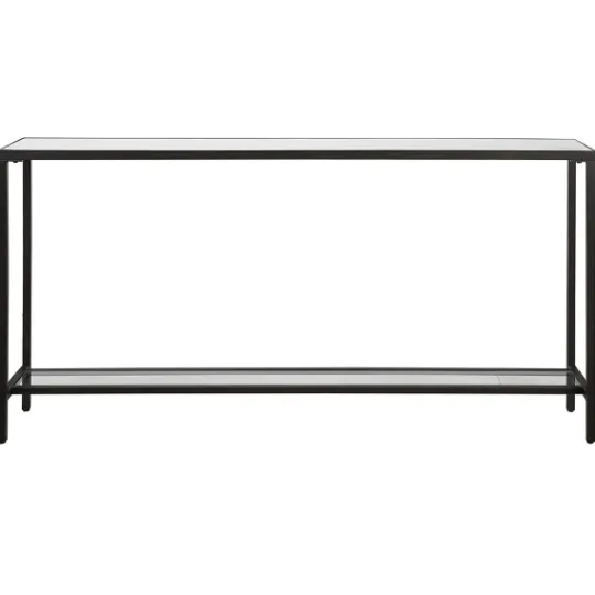Kirkland's Home Metal Glass Top Console Table- Console Tables