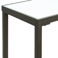 Kirkland's Home Metal Glass Top Console Table- Console Tables
