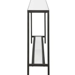 Kirkland's Home Metal Glass Top Console Table- Console Tables