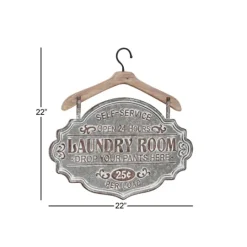 Kirkland's Home Metal Laundry Room Wall Plaque- Wall Quotes & Signs