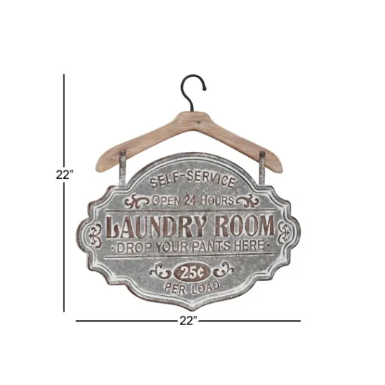 Kirkland's Home Metal Laundry Room Wall Plaque- Wall Quotes & Signs