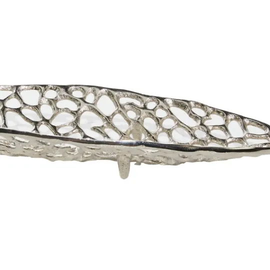 Kirkland's Home Metal Leaf Trays, Set Of 2- Decorative Trays