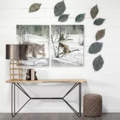 Kirkland's Home Metal Leaf Wall Plaque- Wall Plaques