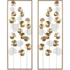 Kirkland's Home Metal Leaves Framed Wall Plaques, Set Of 2- Wall Plaques