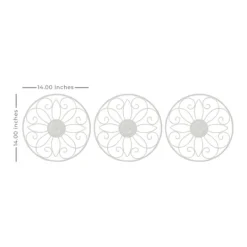 Kirkland's Home Metal Medallion Wall Plaques, Set Of 3- Wall Plaques