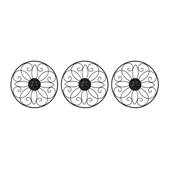 Kirkland's Home Metal Medallion Wall Plaques, Set Of 3- Wall Plaques
