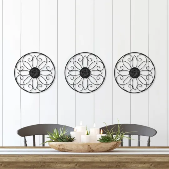 Kirkland's Home Metal Medallion Wall Plaques, Set Of 3- Wall Plaques