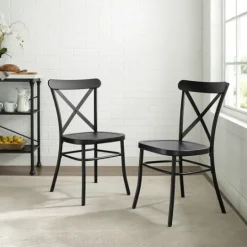 Kirkland's Home Metal Melody Dining Chairs, Set Of 2- Dining Chairs