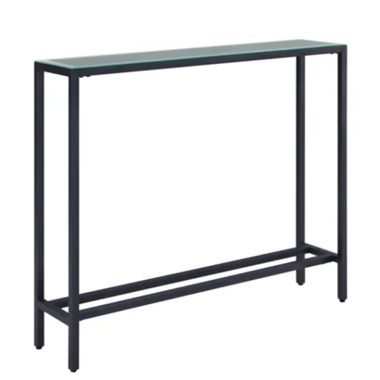 Kirkland's Home Metal Mirrored Top Slim Console Table- Console Tables