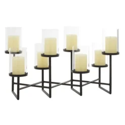 Kirkland's Home Metal Multi Level Candelabra Runner- Candle Holders