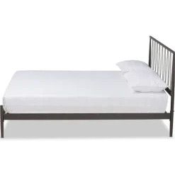 Kirkland's Home Metal Open Headboard Full Platform Bed- Beds & Headboards