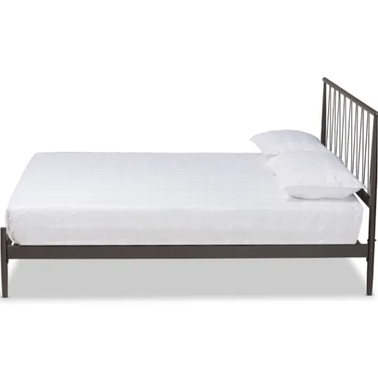 Kirkland's Home Metal Open Headboard Full Platform Bed- Beds & Headboards
