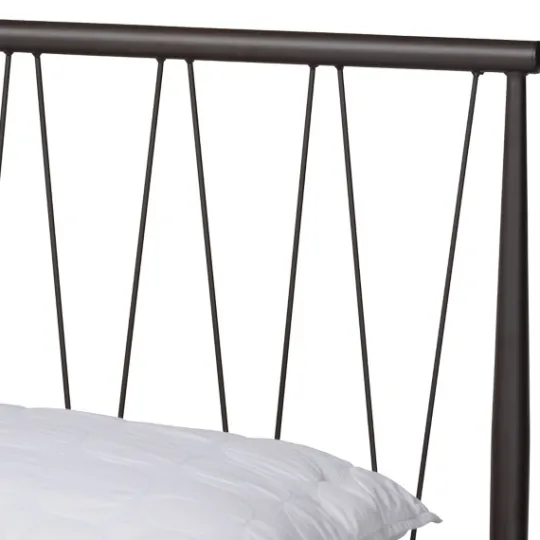 Kirkland's Home Metal Open Headboard Full Platform Bed- Beds & Headboards