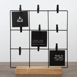Kirkland's Home Metal Peg Board With Metal Clips- Statues & Figurines