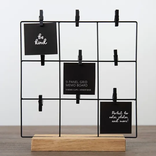 Kirkland's Home Metal Peg Board With Metal Clips- Statues & Figurines
