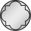 Kirkland's Home Metal Quatrefoil Round Frame Wall Mirror- Decorative Mirrors