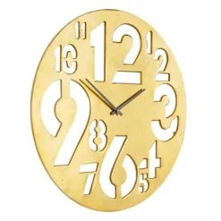Kirkland's Home Metal Round Frame Cutout Numerals Clock- Clocks