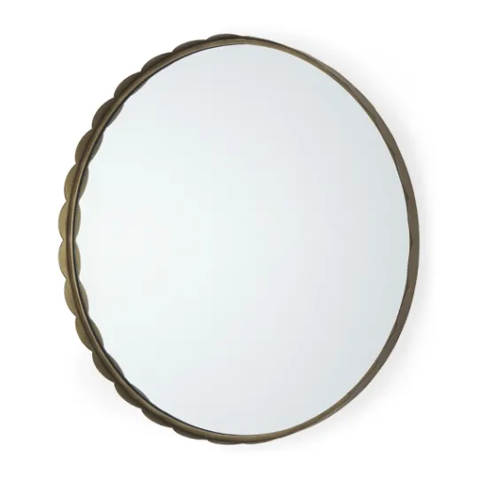 Kirkland's Home Metal Scallop Edge Adelaide Wall Mirror- Decorative Mirrors