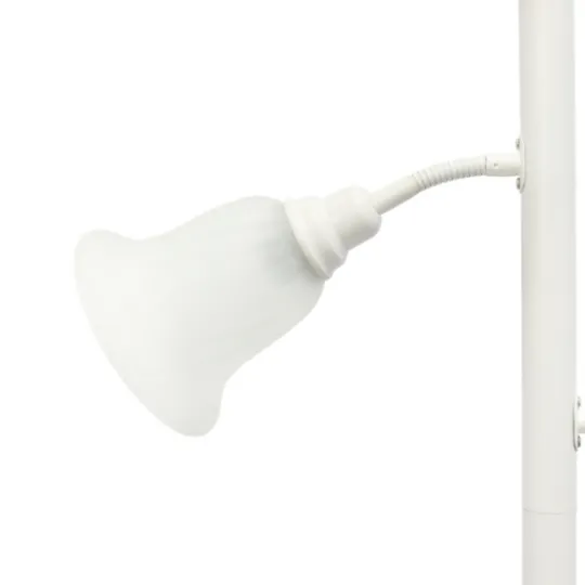 Kirkland's Home Metal 3-Scallop Glass Floor Lamp- Floor Lamps