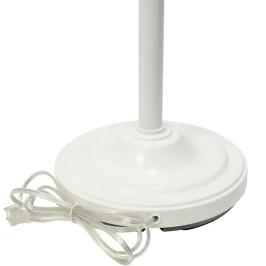 Kirkland's Home Metal 3-Scallop Glass Floor Lamp- Floor Lamps