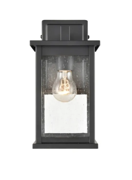 Kirkland's Home Metal Seeded Glass Outdoor Sconce- Outdoor Lighting