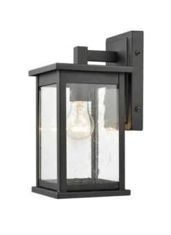 Kirkland's Home Metal Seeded Glass Outdoor Sconce- Outdoor Lighting