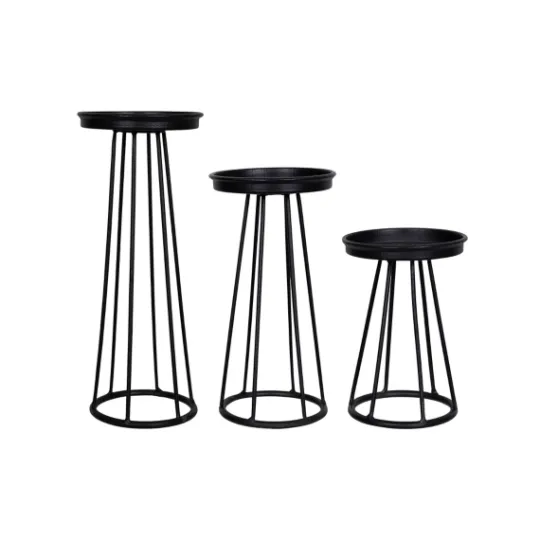 Kirkland's Home Metal Soho Candle Holders, Set Of 3- Candle Holders