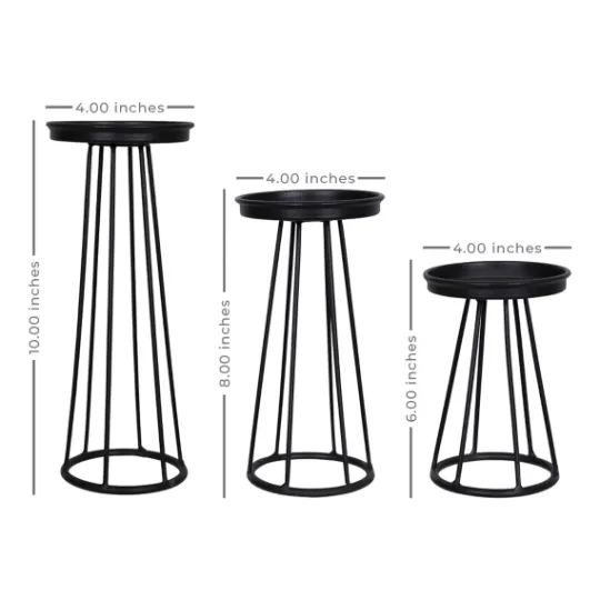 Kirkland's Home Metal Soho Candle Holders, Set Of 3- Candle Holders