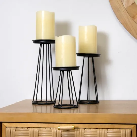 Kirkland's Home Metal Soho Candle Holders, Set Of 3- Candle Holders