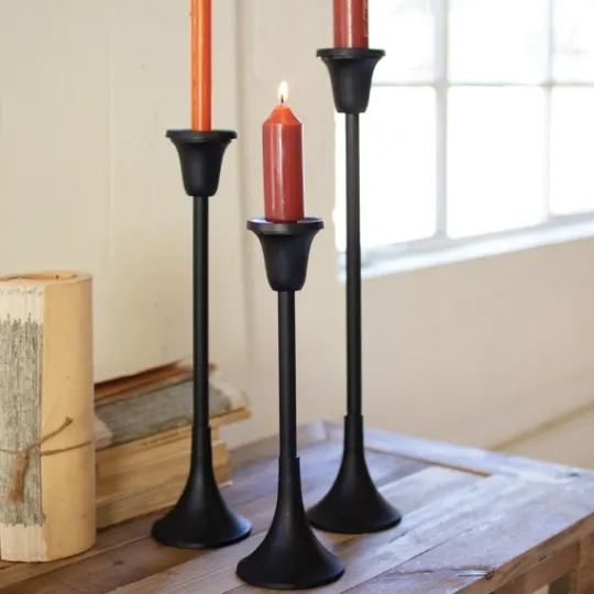 Kirkland's Home Metal Taper Candle Holders, Set Of 3- Candle Holders