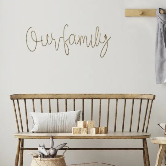 Kirkland's Home Metal This Is Our Family Wall Plaque- Wall Quotes & Signs