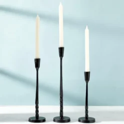 Kirkland's Home Metal Twisted Taper Candle Holder, 13 In.- Candle Holders