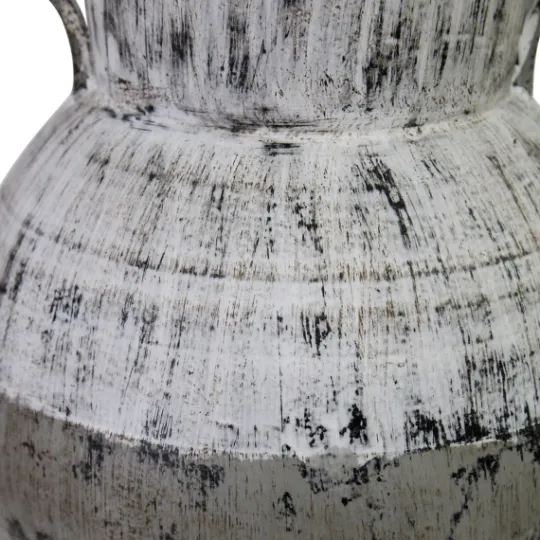 Kirkland's Home Metal Two-Tone Distressed Vase- Vases