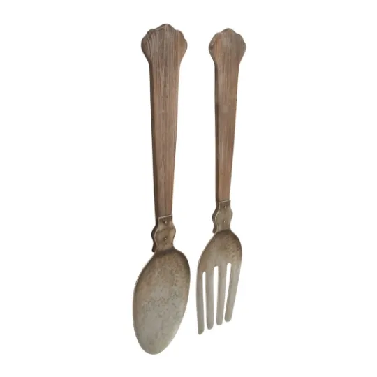 Kirkland's Home Metal Utensils Wall Plaques, Set Of 2- Wall Plaques