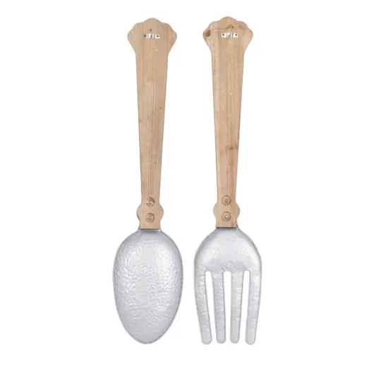 Kirkland's Home Metal Utensils Wall Plaques, Set Of 2- Wall Plaques