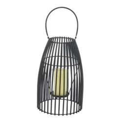 Kirkland's Home Metal Vertical Caged Lantern, 16 In.- Lanterns