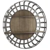 Kirkland's Home Metal Wall Shelf With Wood Back- Shelves