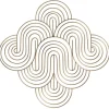 Kirkland's Home Metal Waves Wall Plaque- Wall Plaques