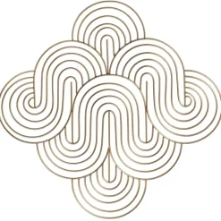 Kirkland's Home Metal Waves Wall Plaque- Wall Plaques
