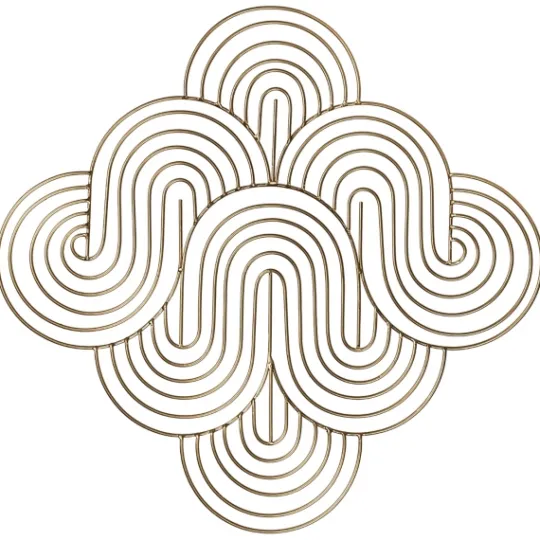 Kirkland's Home Metal Waves Wall Plaque- Wall Plaques