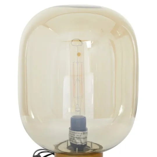 Kirkland's Home Metal White Marble Mushroom Shade Table Lamp- Table Lamps