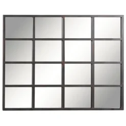 Kirkland's Home Metal Windowpane Wall Mirror- Decorative Mirrors