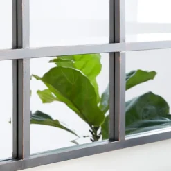 Kirkland's Home Metal Windowpane Wall Mirror- Decorative Mirrors